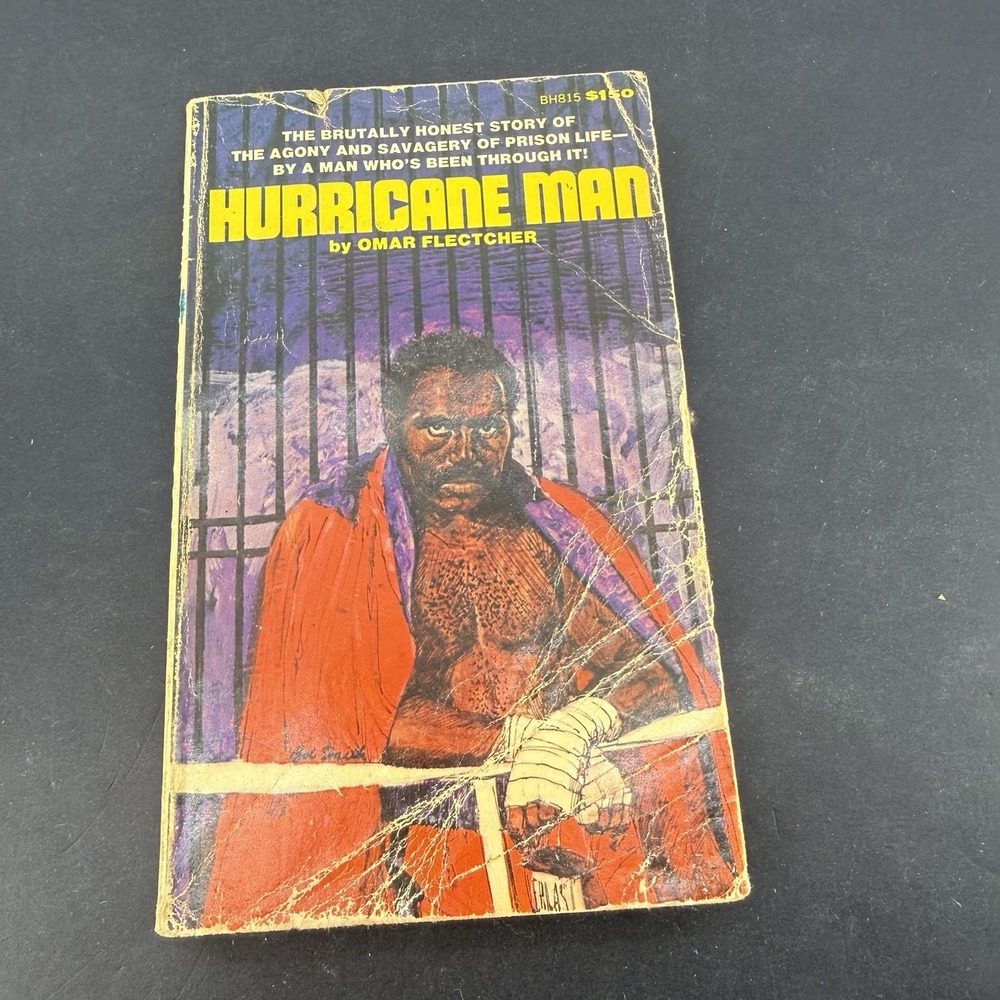 Hurricane Man Omar Fletcher 1977 1st Holloway House BH815 Black Pulp Fiction
